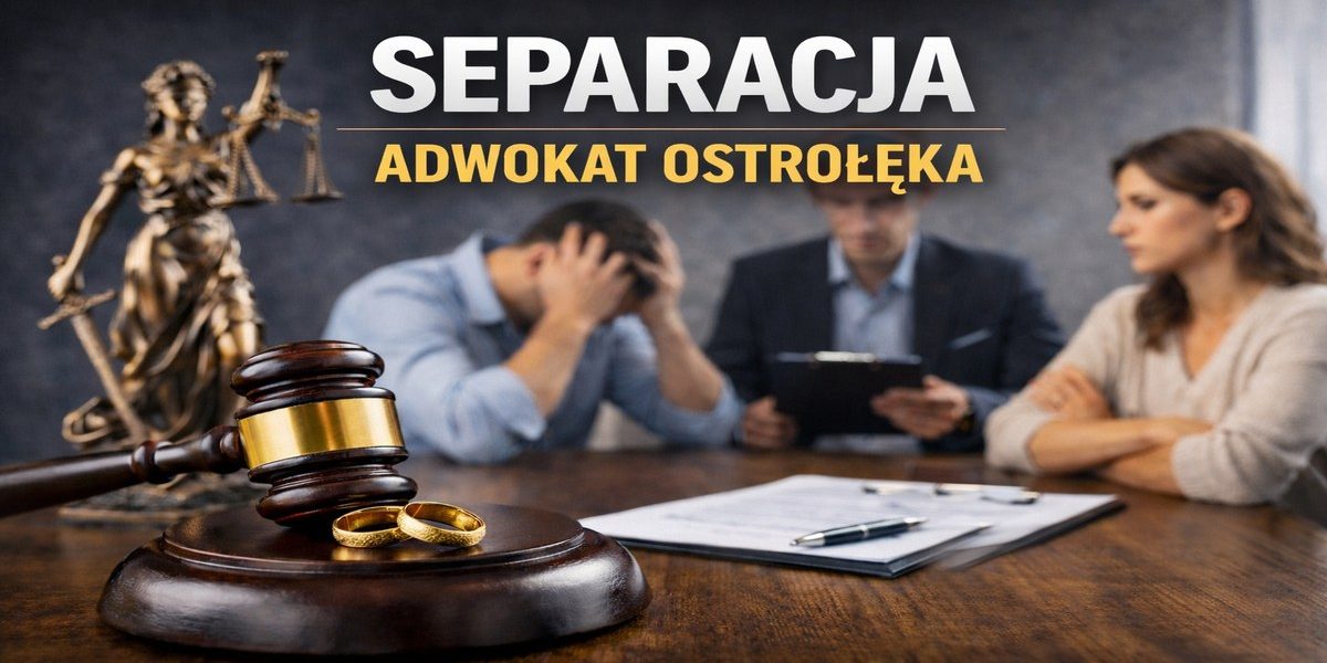 Adwokat w Ostrołęce – pomoc prawna w sprawach o separację.