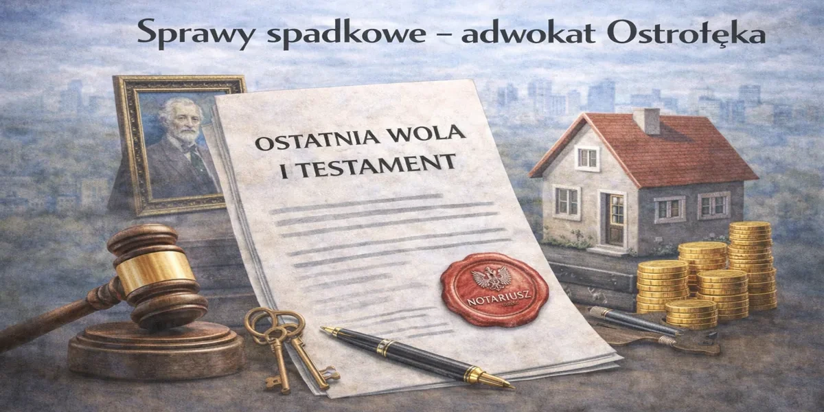 sprawy spadkowe adwokat ostrołęka testament dziedziczenie pomoc prawna